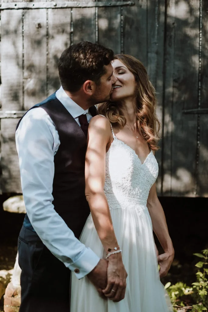Wedding couple photographed by Roderick Alan